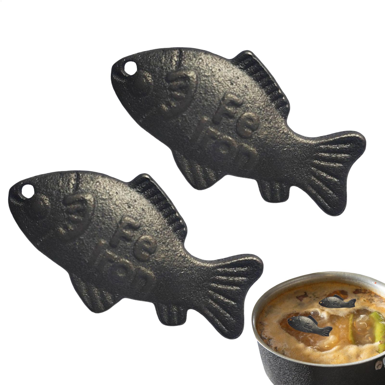Women Kitchen Accessories - 2 個の鉄魚 鉄の天然源 再利用可能なキッチンアクセサリー 鉄欠乏症 女性のための優れた鉄サプリメントの代替品