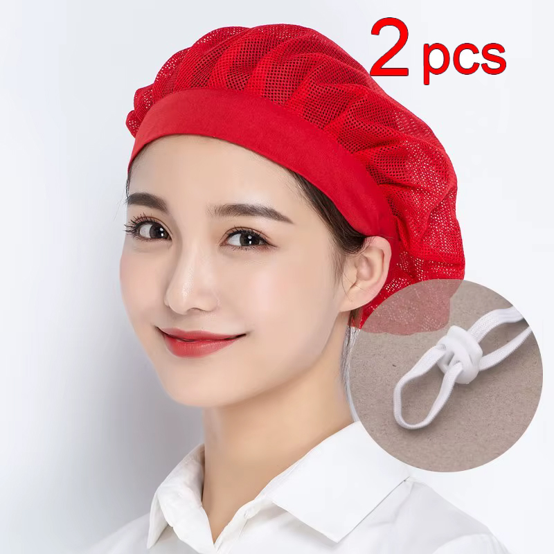 男性と女性のためのネットキャップ,ベーカリー帽子,ベーキング - Women Kitchen Accessories のレビューと価格