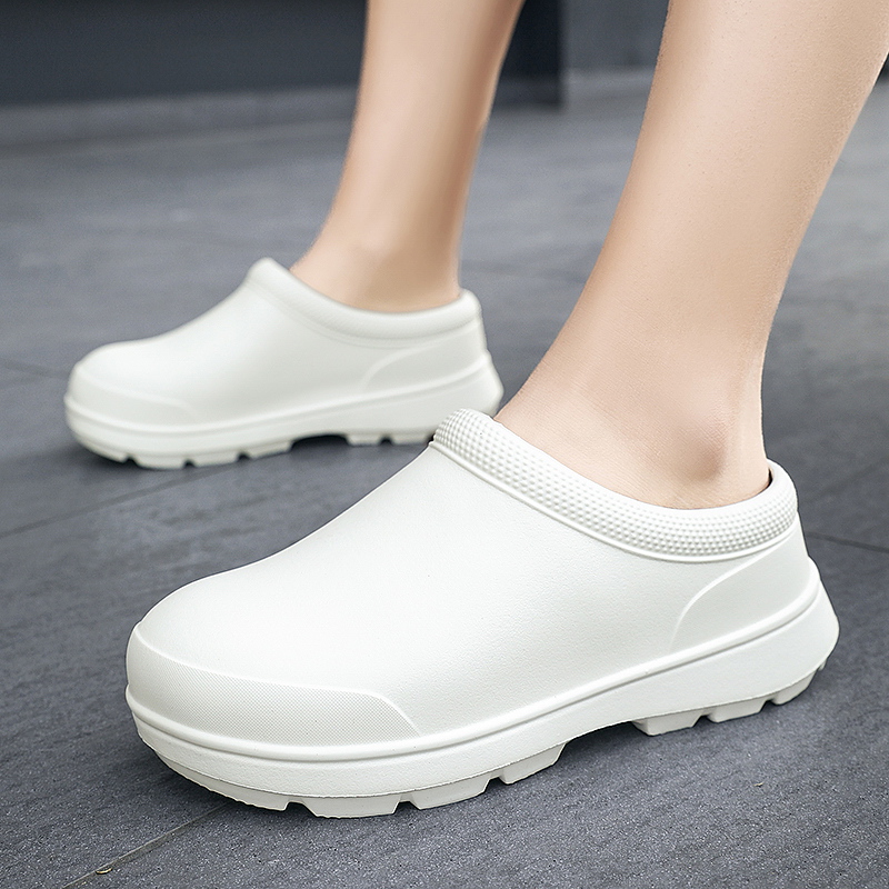 男性と女性向けの滑り止めEVAシェフシューズ、耐油性、防水ス - Women Kitchen Accessories のレビューと価格