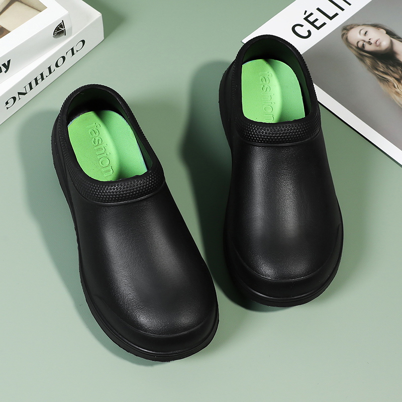 男性と女性向けの滑り止めEVAシェフシューズ、耐油性、防水ス - Women Kitchen Accessories のレビューと価格