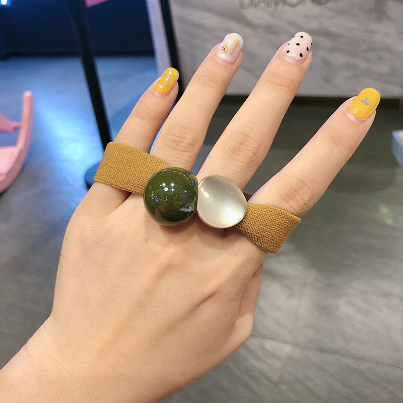 女の子と女性のためのシンプルな韓国のシュシュ,伸縮性のあるヘ - Women Accessories Sale のレビューと価格
