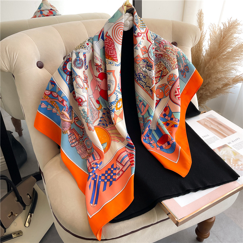 2026 新しいスクエアツイルシルクスカーフ女性のための春秋 - Silk Scarf Square のレビューと価格