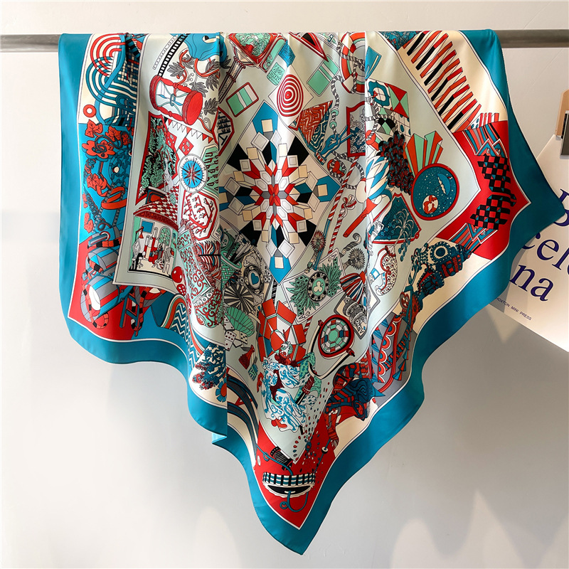 2026 新しいスクエアツイルシルクスカーフ女性のための春秋 - Silk Scarf Square のレビューと価格