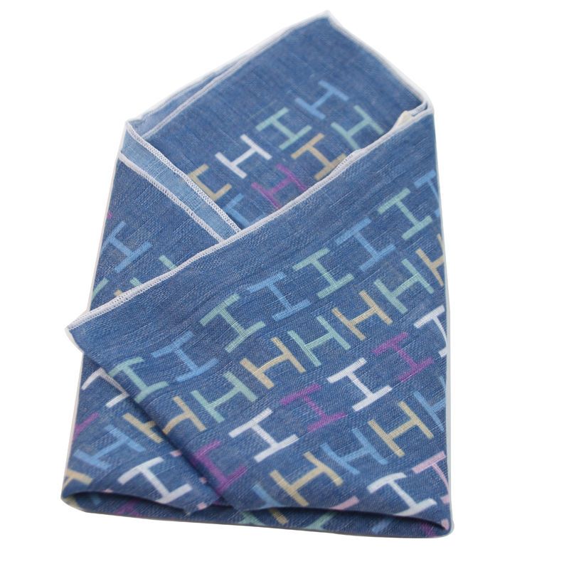 メンズスクエアスカーフ,ボタン付きコットンとリネンのスカーフ - Silk Scarf Square のレビューと価格
