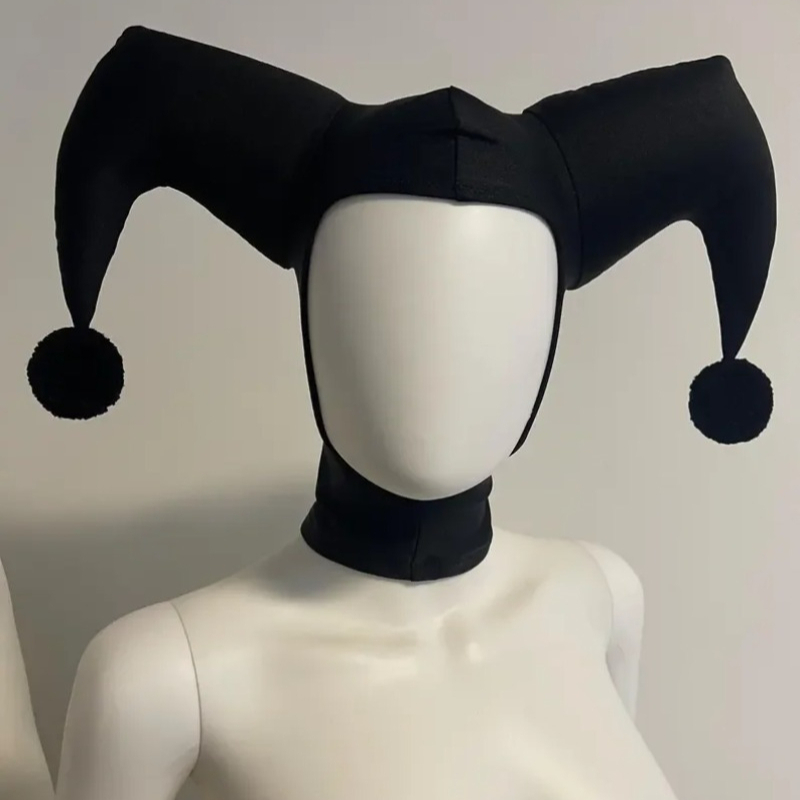 QQ ジェスターコスプレ ブラック/レッドハット コスプレハ - Women'S Red Accessories のレビューと価格