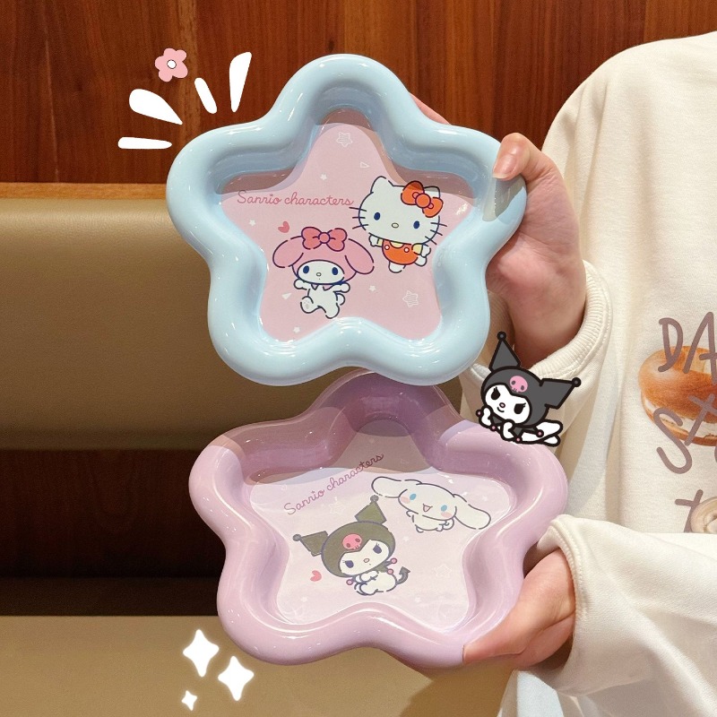 漫画猫プリントセラミック食器セット高価値ボウルプレート箸スプ - Women Kitchen Accessories のレビューと価格